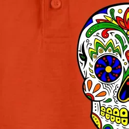 Day of the Dead Skull dia de los Muertos Dry Zone Grid Performance Polo