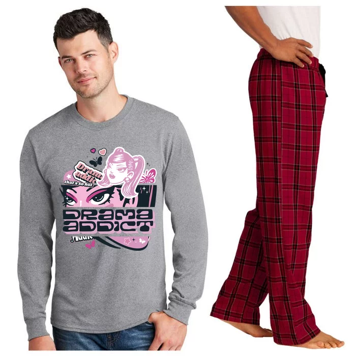 Drama Addict Y2K Diva Long Sleeve Pajama Set