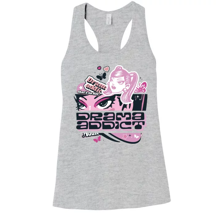 Drama Addict Y2K Diva Women's Racerback Tank