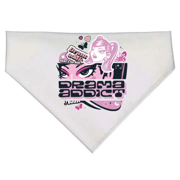 Drama Addict Y2K Diva USA-Made Doggie Bandana