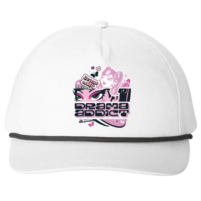 Drama Addict Y2K Diva Snapback Five-Panel Rope Hat