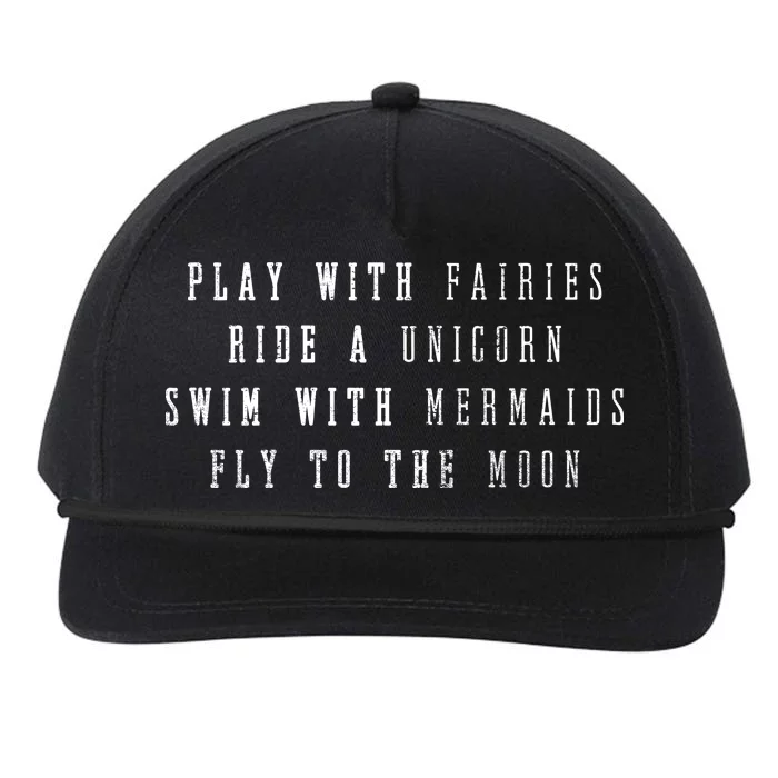 Daydreaming Fantasies Snapback Five-Panel Rope Hat