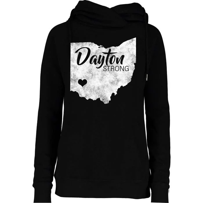 Dayton Strong Womens Funnel Neck Pullover Hood