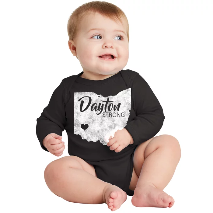 Dayton Strong Baby Long Sleeve Bodysuit