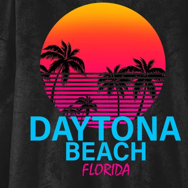 Daytona Beach Florida Hooded Wearable Blanket