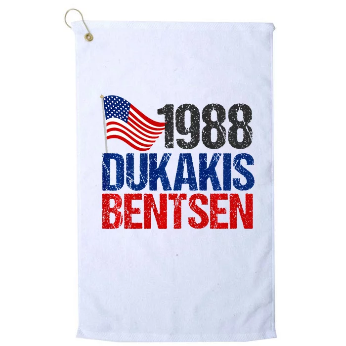 Dukakis Bentsen 1988 Retro Democrat Platinum Collection Golf Towel