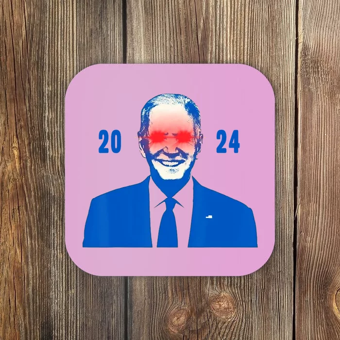 Dark Brandon 2024 Biden Funny new campaign Coaster