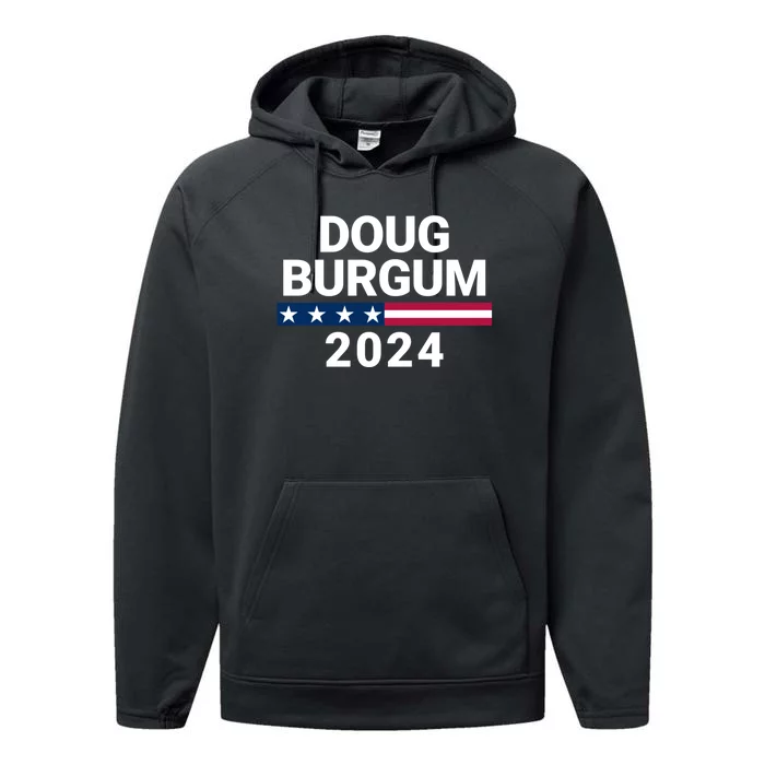 Doug Burgum 2024 Doug Burgum For Presidential Election Performance Fleece Hoodie