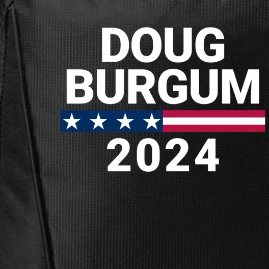 Doug Burgum 2024 Doug Burgum For Presidential Election City Backpack