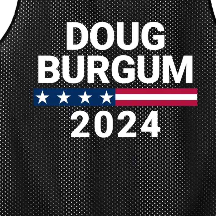 Doug Burgum 2024 Doug Burgum For Presidential Election Mesh Reversible Basketball Jersey Tank