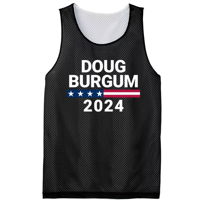 Doug Burgum 2024 Doug Burgum For Presidential Election Mesh Reversible Basketball Jersey Tank