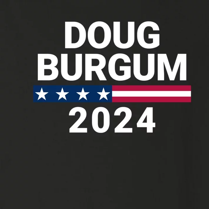 Doug Burgum 2024 Doug Burgum For Presidential Election Toddler Long Sleeve Shirt