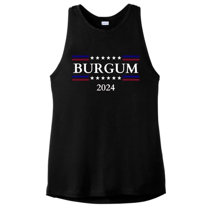 Doug Burgum 2024 Doug Burgum For Presidential Election Ladies Tri-Blend Wicking Tank