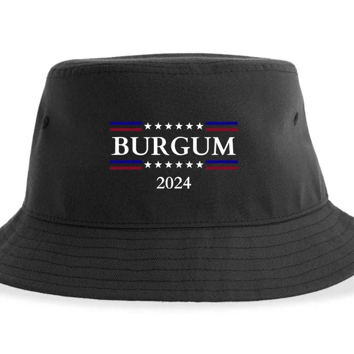 Doug Burgum 2024 Doug Burgum For Presidential Election Sustainable Bucket Hat