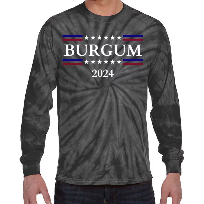 Doug Burgum 2024 Doug Burgum For Presidential Election Tie-Dye Long Sleeve Shirt