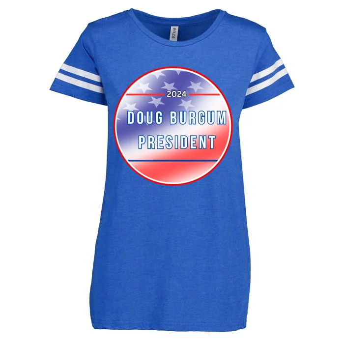 Doug Burgum 2024 Doug Burgum For Presidential Election Enza Ladies Jersey Football T-Shirt