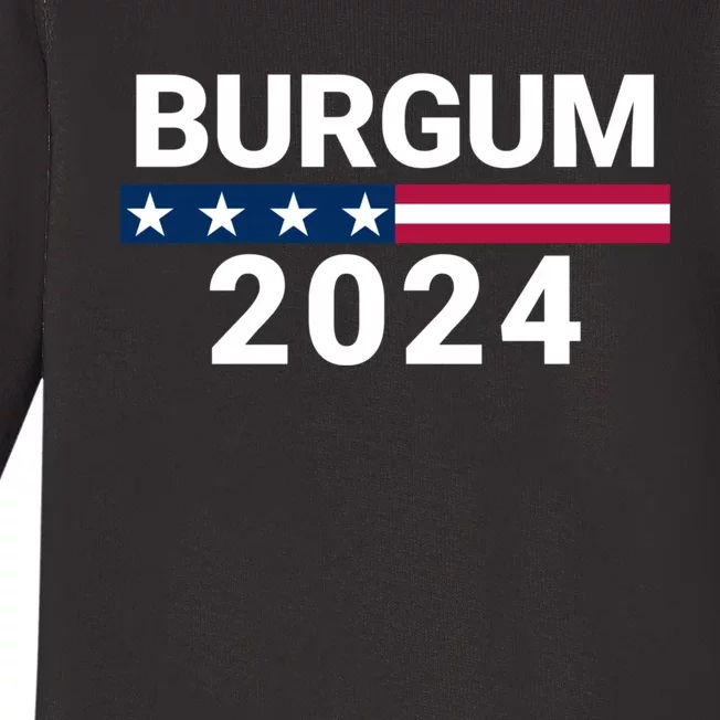 Doug Burgum 2024 Doug Burgum For Presidential Election Baby Long Sleeve Bodysuit