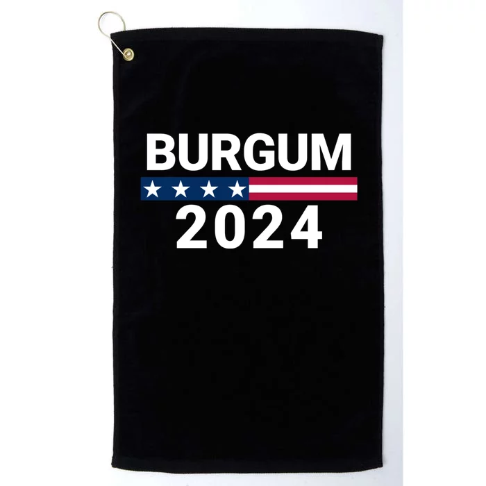 Doug Burgum 2024 Doug Burgum For Presidential Election Platinum Collection Golf Towel