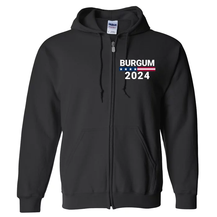 Doug Burgum 2024 Doug Burgum For Presidential Election Full Zip Hoodie