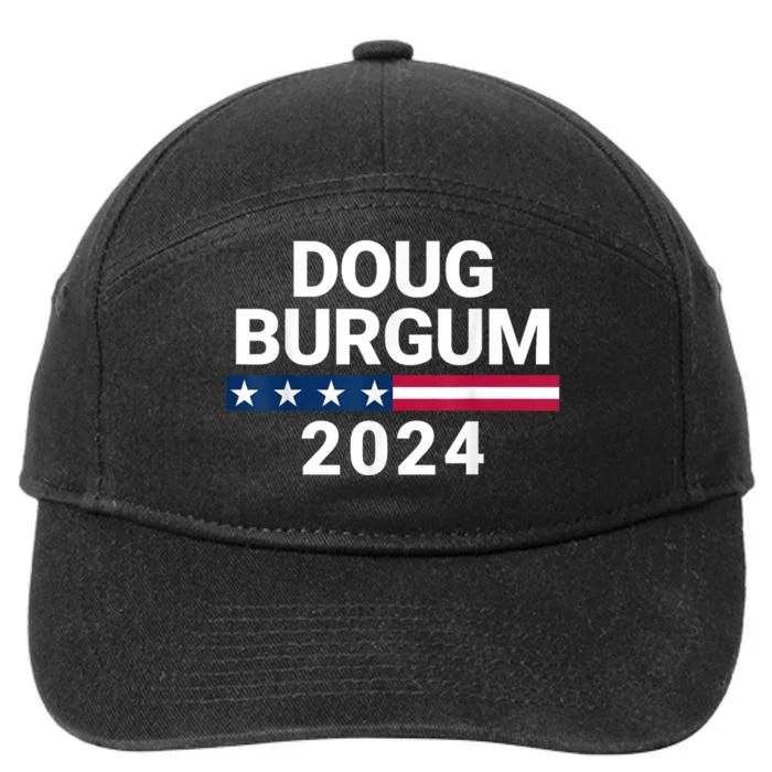 Doug Burgum 2024 Doug Burgum For Presidential Election 2024 7-Panel Snapback Hat