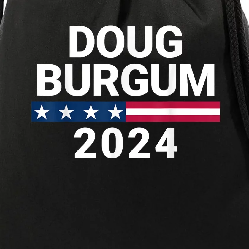 Doug Burgum 2024 Doug Burgum For Presidential Election 2024 Drawstring Bag