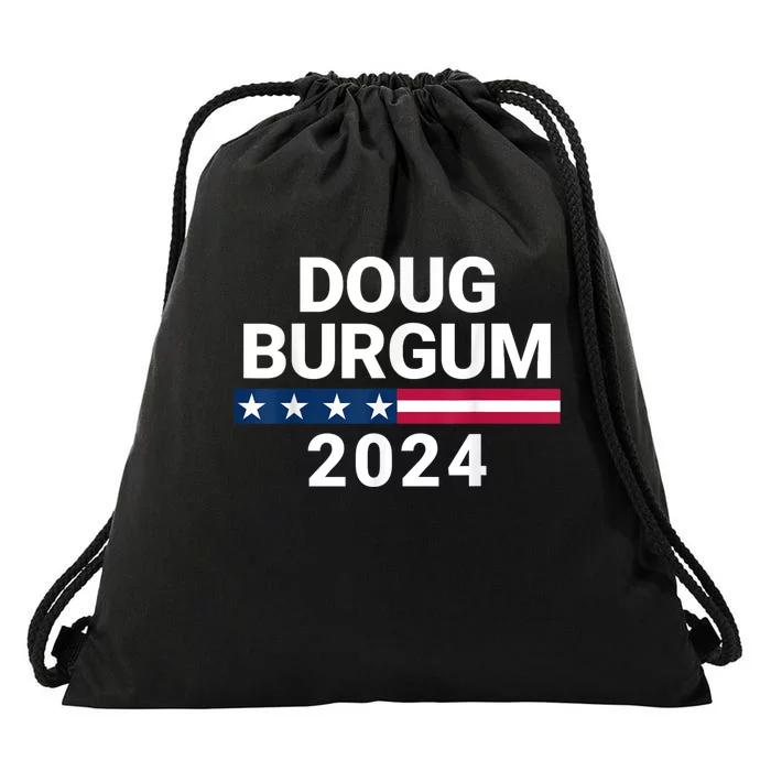 Doug Burgum 2024 Doug Burgum For Presidential Election 2024 Drawstring Bag