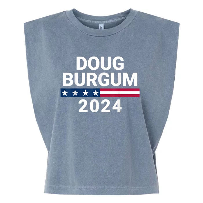 Doug Burgum 2024 Doug Burgum For Presidential Election 2024 Garment-Dyed Women's Muscle Tee