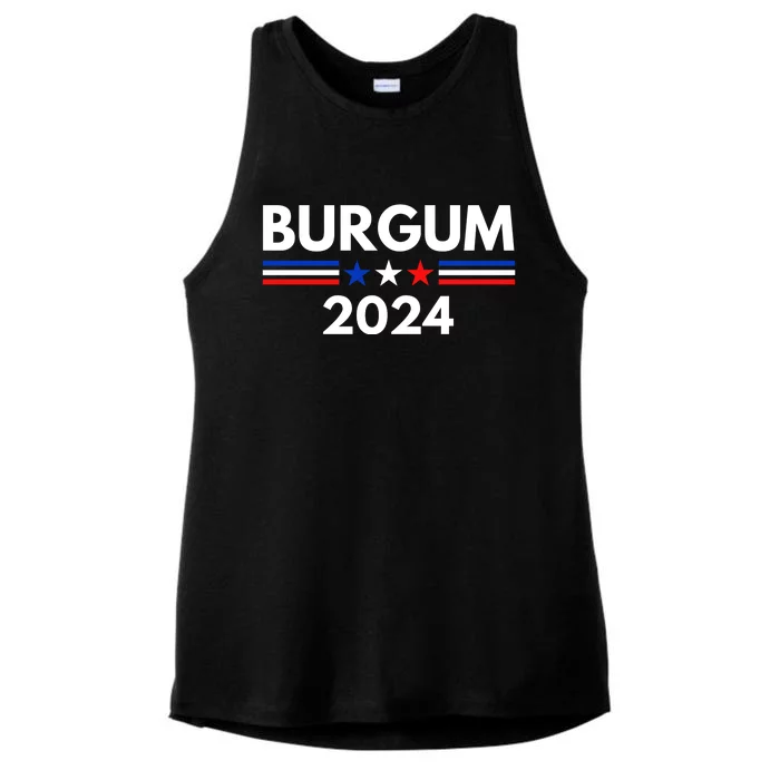 Doug Burgum 2024 Doug Burgum For Presidential Election 2024 Ladies Tri-Blend Wicking Tank