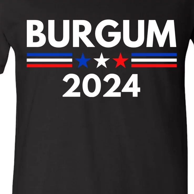 Doug Burgum 2024 Doug Burgum For Presidential Election 2024 V-Neck T-Shirt