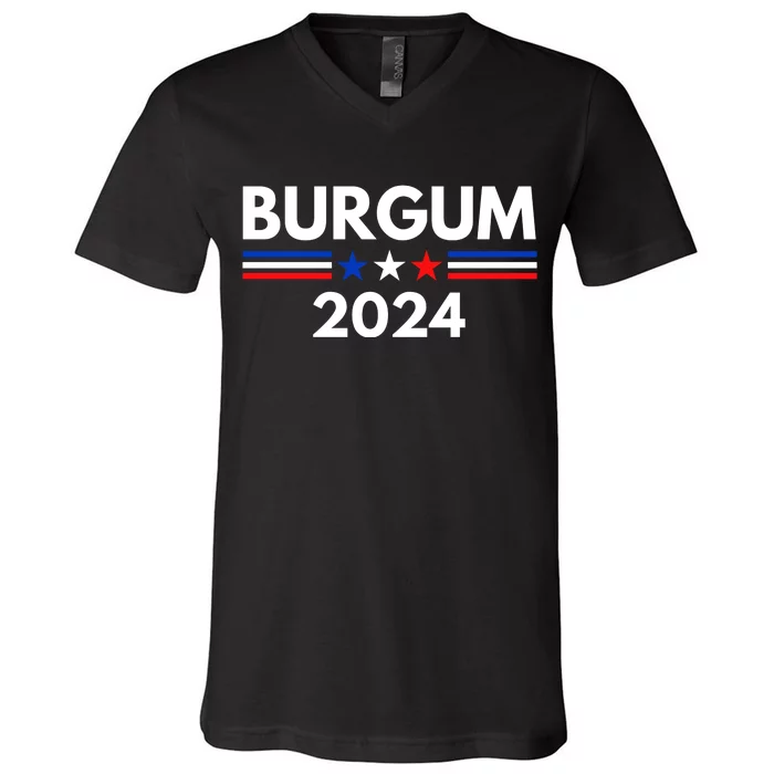 Doug Burgum 2024 Doug Burgum For Presidential Election 2024 V-Neck T-Shirt