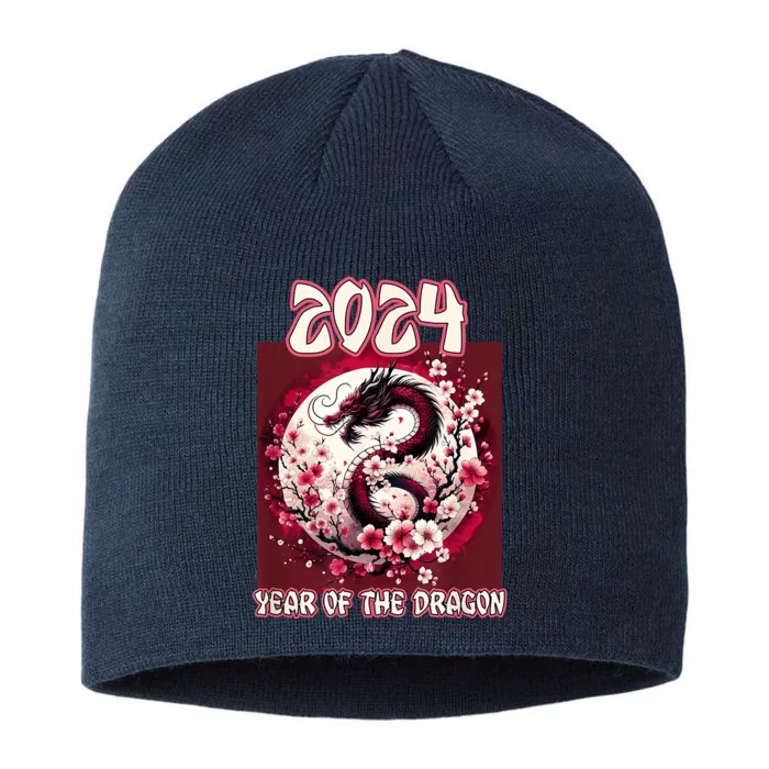 Dragon & Blossoms 2024 Year Of The Dragon 8 1/2in Sustainable Knit Beanie