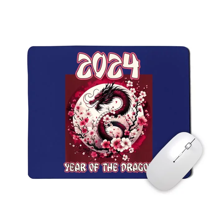 Dragon & Blossoms 2024 Year Of The Dragon Mousepad