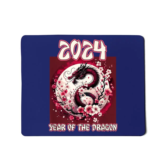 Dragon & Blossoms 2024 Year Of The Dragon Mousepad