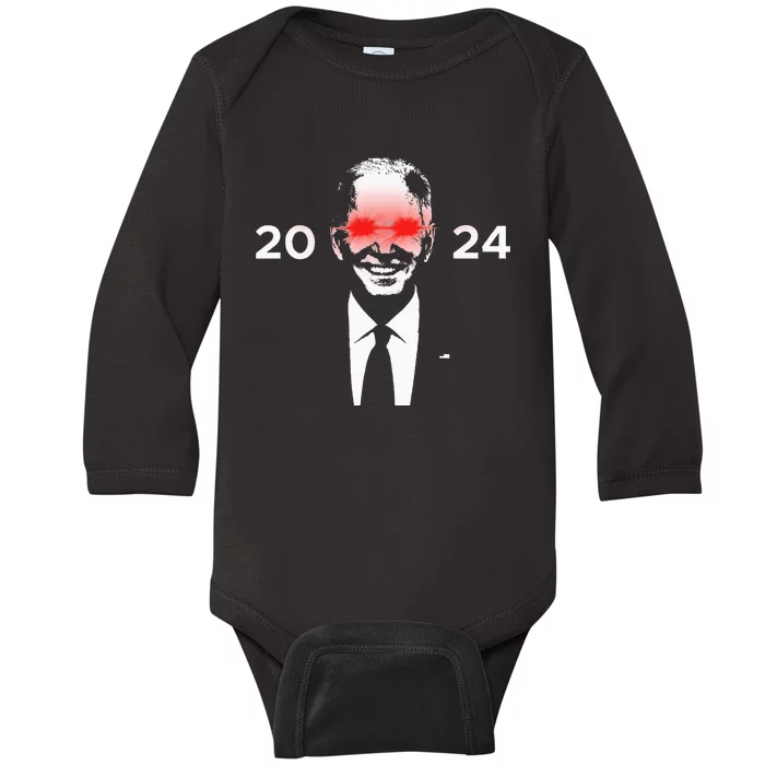 Dark Brandon 2024 Joe BidenS Campaign Baby Long Sleeve Bodysuit