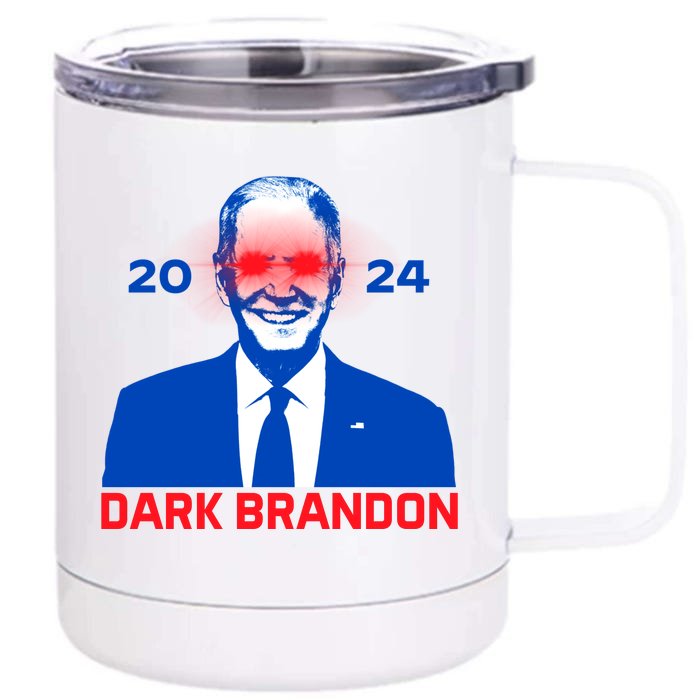 Dark Brandon 2024 Joe Biden Harris 2024 Election Front & Back 12oz Stainless Steel Tumbler Cup