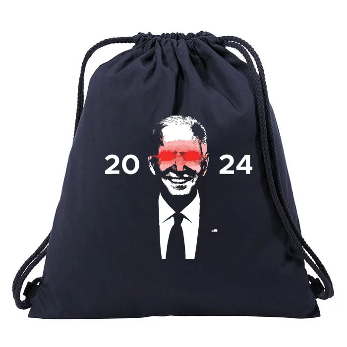 Dark Brandon 2024 Joe Bidens Campaign Drawstring Bag