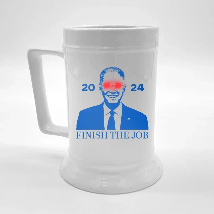 Dark Brandon 2024 Biden Harris 2024 Front & Back Beer Stein