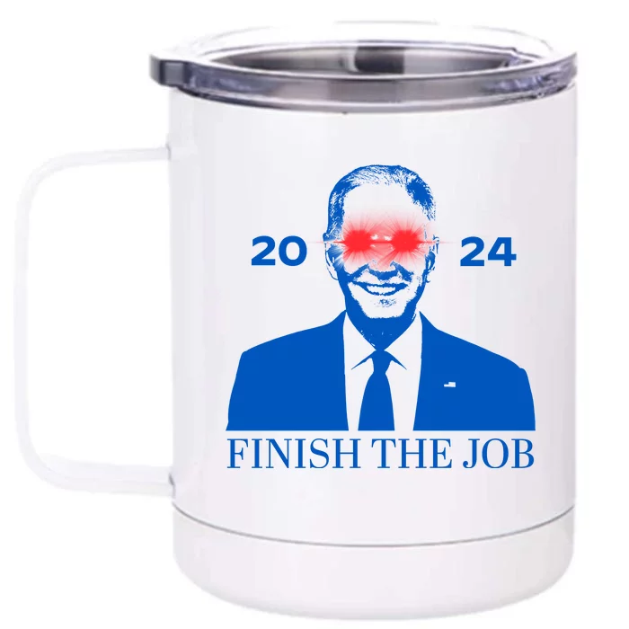 Dark Brandon 2024 Biden Harris 2024 Front & Back 12oz Stainless Steel Tumbler Cup