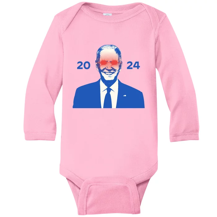 Dark Brandon 2024 Joe BidenS Campaign Baby Long Sleeve Bodysuit