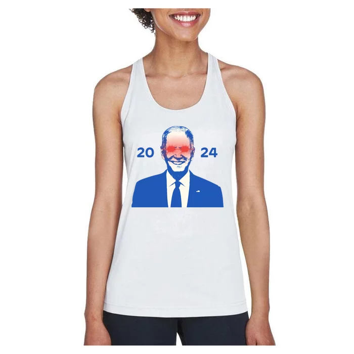 Dark Brandon 2024 Joe BidenS Campaign Women's Racerback Tank