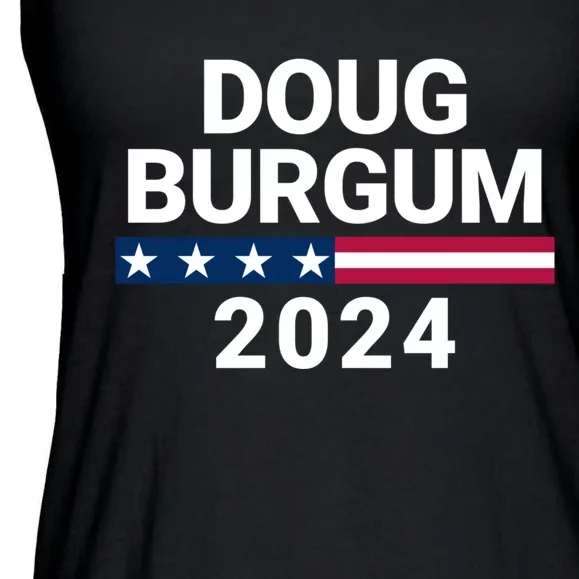 Doug Burgum 2024 Doug Burgum For Presidential Election 2024 Ladies Essential Flowy Tank