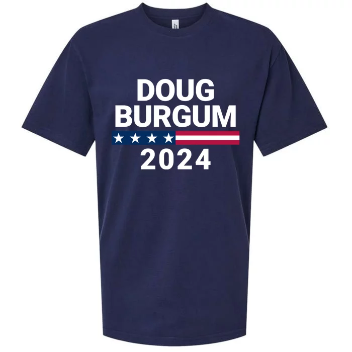 Doug Burgum 2024 Doug Burgum For Presidential Election 2024 Sueded Cloud Jersey T-Shirt