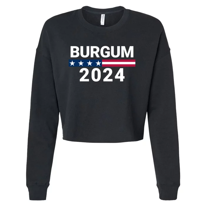 Doug Burgum 2024 Doug Burgum For Presidential Election 2024 Cropped Pullover Crew