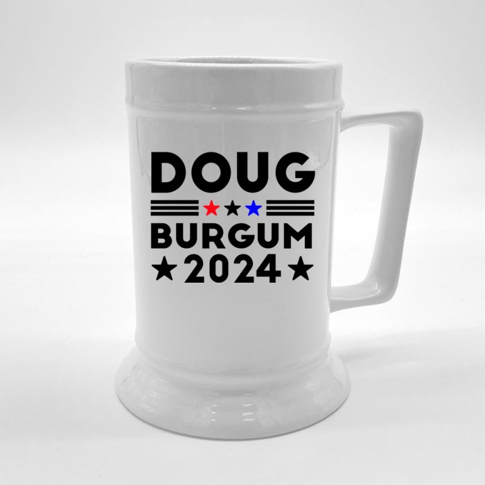 Doug Burgum 2024 Doug Burgum For Presidential Election 2024 Front & Back Beer Stein