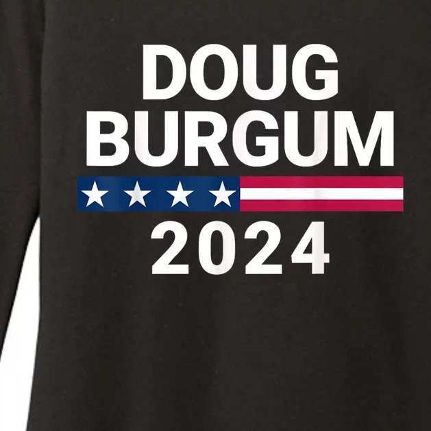 Doug Burgum 2024 Doug Burgum For Presidential Election Womens CVC Long Sleeve Shirt