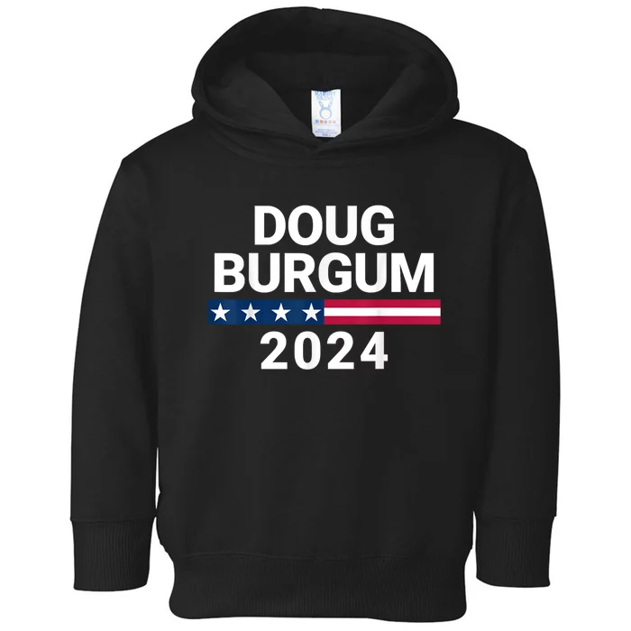 Doug Burgum 2024 Doug Burgum For Presidential Election Toddler Hoodie