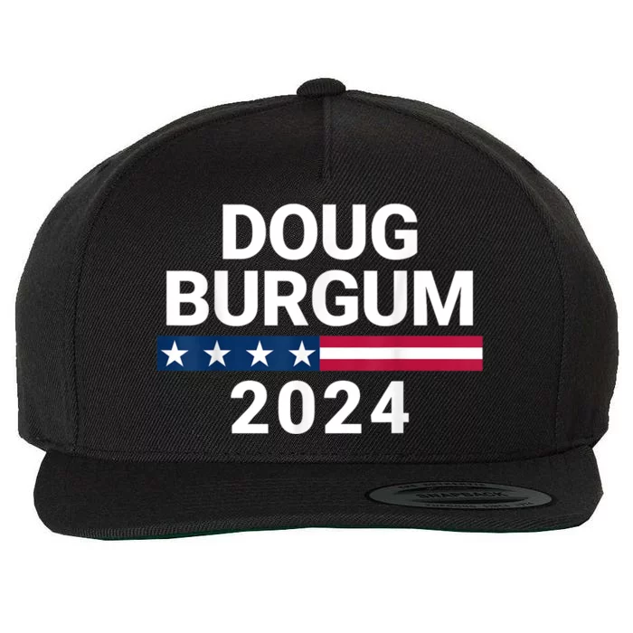 Doug Burgum 2024 Doug Burgum For Presidential Election Wool Snapback Cap