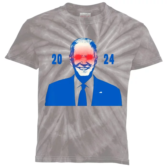 Dark Brandon 2024 Biden Funny New Campaign Kids Tie-Dye T-Shirt