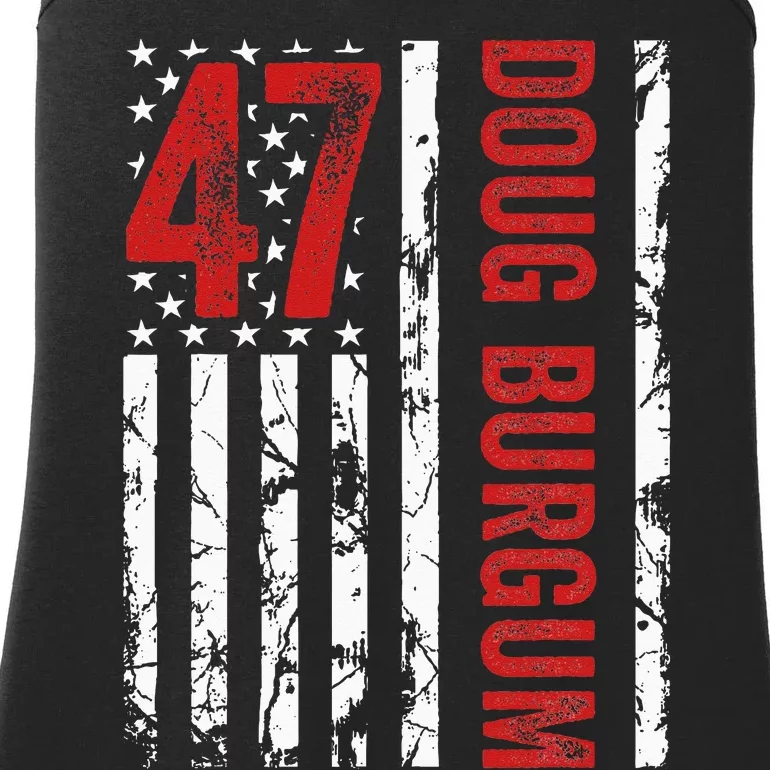 Doug Burgum 47th President 2024 Election Ladies Essential Tank