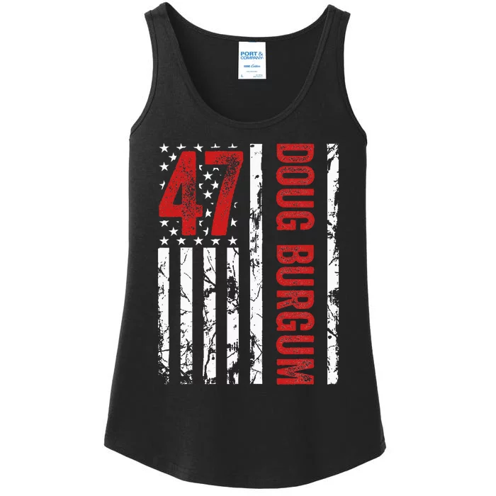 Doug Burgum 47th President 2024 Election Ladies Essential Tank